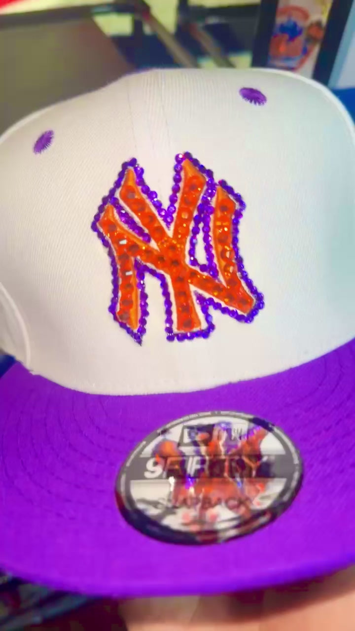 Crownzone “Sunset Royal” New York Yankees Snapback