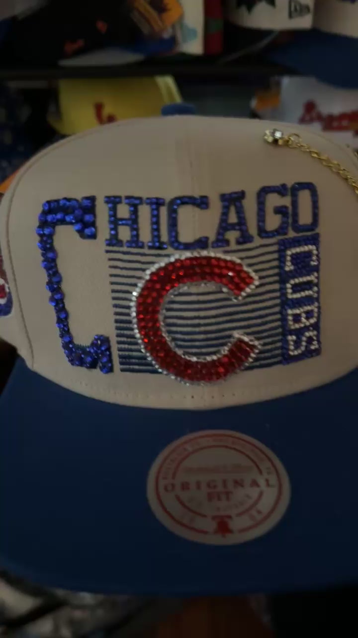 Crownzone “Iced Out Little Bears” Chicago Cubs Snapback