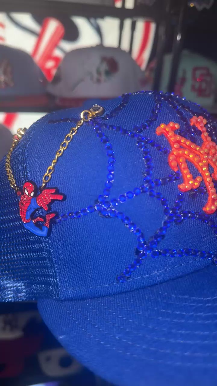 Crownzone “Spidey at Citi” New York Mets Trucker Snapback