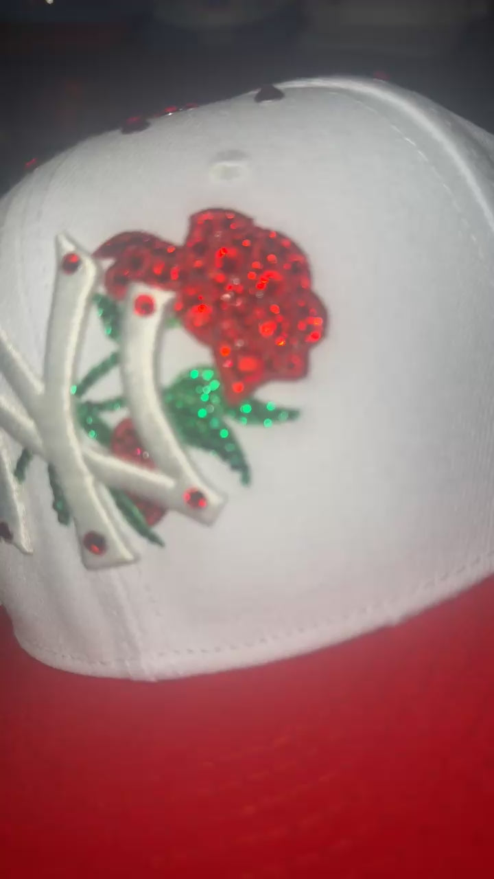 Crownzone “Rose Drip NY” New York Yankees 7 3/8