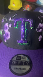 Crownzone “Blossom Series” Texas Rangers Snapback