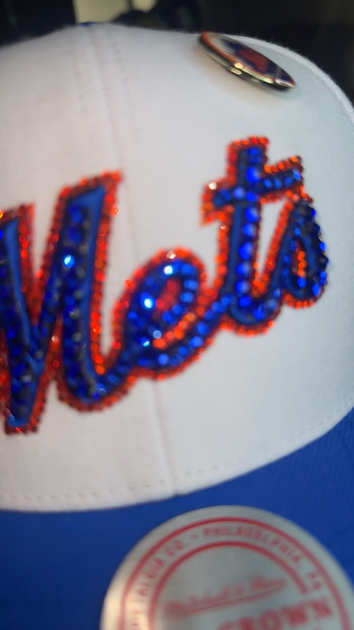 Crownzone “Iced Citi Script” New York Mets Snapback