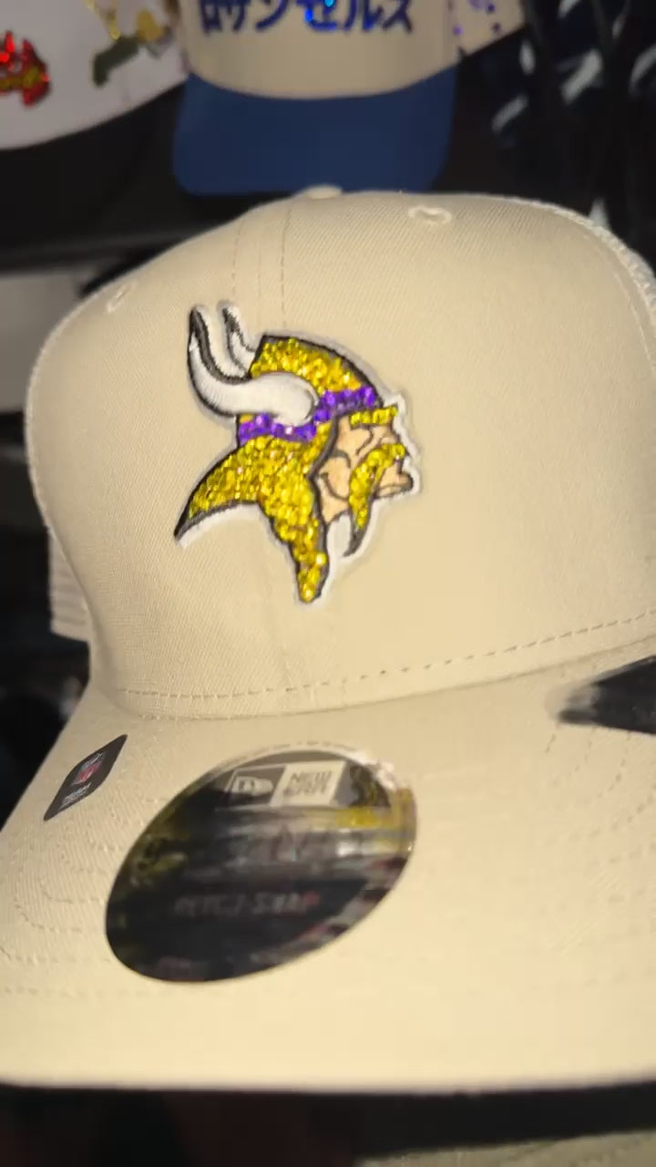 Crownzone “Golden Frost” Minnesota Viking Trucker Snapback